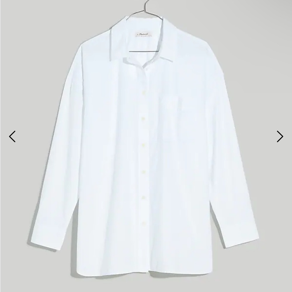 Madewell The Signature Poplin Oversized Shirt